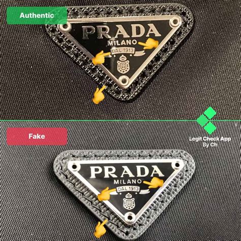 prada nylon bag original vs fake|vintage Prada bag authentication.